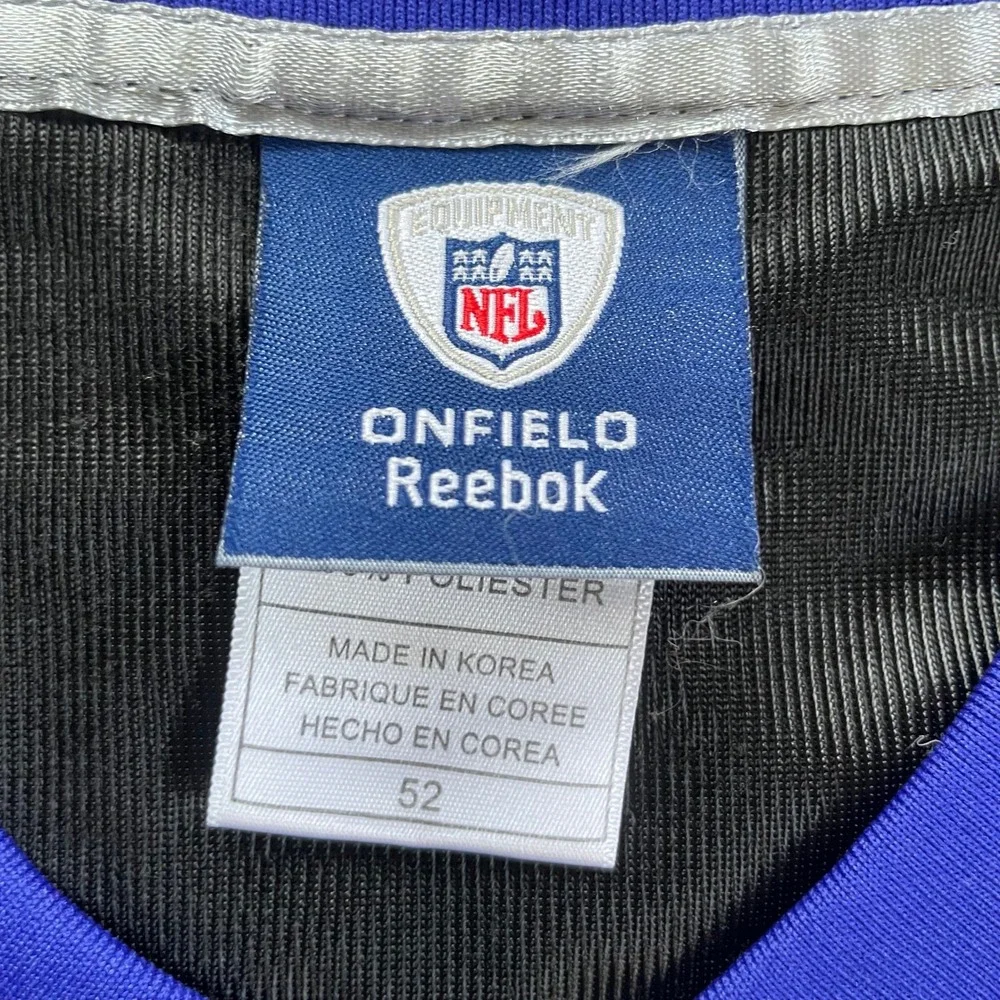 Cropped Cut Off Reebok Mens 52 Baltimore Ravens Joe Flacco 5‎ Jersey Black R700A